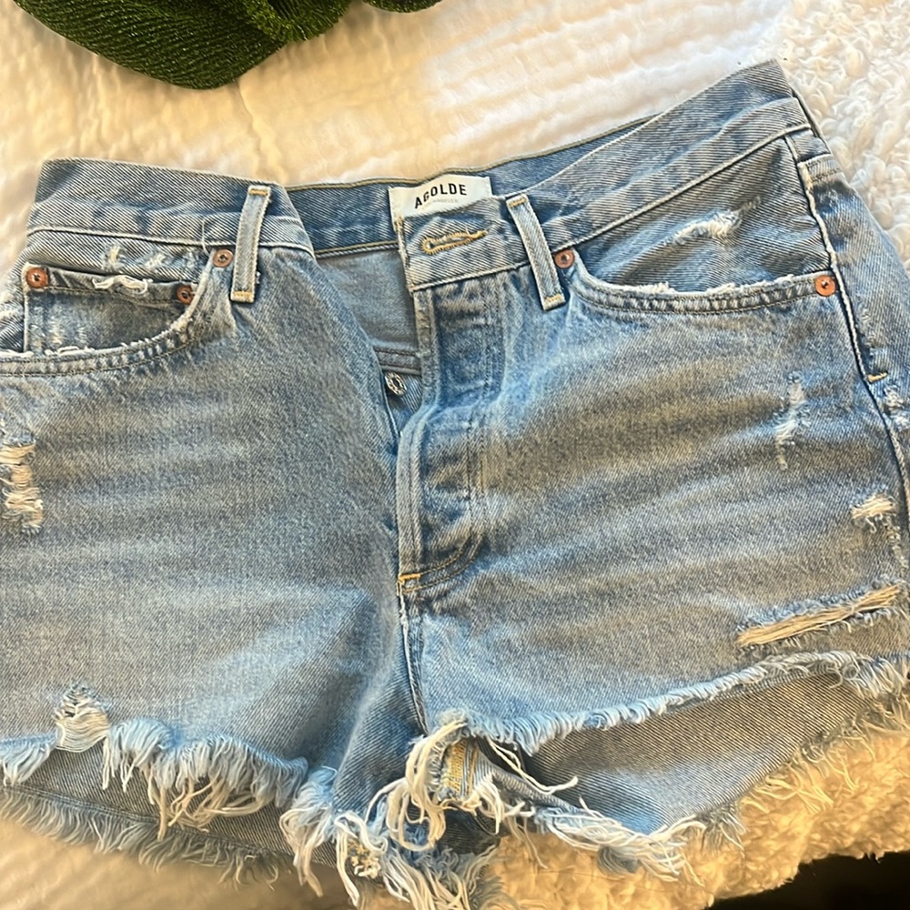 AGOLDE Parker Vintage cutoff  jean shorts size 25